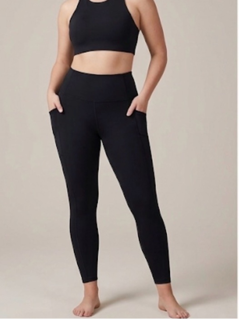 Fabletics Black High-Waist Performance Leggings
